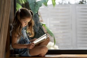 niña leyendo